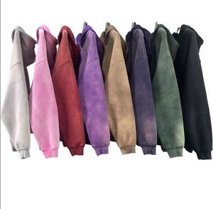 Nouveaux sweats à capuche brodés pour hommes avec tissu lourd en coton polaire de haute qualité Vente en gros directe d'usine - Product Image 1