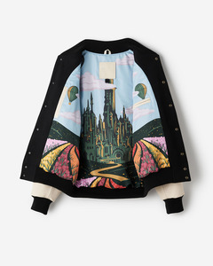 Chaqueta Universitaria Nueva 2025 con Estampado por Sublimación Interior, Diseño de Alta Calidad, Logotipo Personalizado, Mangas de Cuero, Parches Bordados - Product Image 2