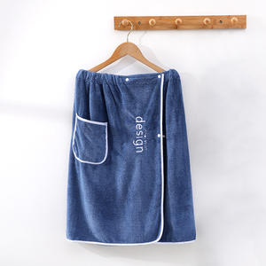 <span class=keywords><strong>Serviette</strong></span> <span class=keywords><strong>de</strong></span> bain rectangulaire unie en microfibre Chuhui à séchage rapide avec logo personnalisé pour adultes, hommes, couleur unie, <span class=keywords><strong>serviette</strong></span> <span class=keywords><strong>de</strong></span> plage enveloppante - Product Image 4