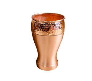 Antique Pure Copper <b>Glass</b> <b>Tumbler</b> Handmade Outdoor Metal Drinkware with Premium Etching for Travel - Product Image 2