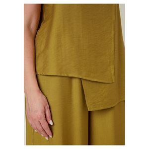 Made in Italy Blusa cruzada de viscosa de verano para mujer Blusa informal para mujer Camisa Diferentes colores disponibles - Product Image 5