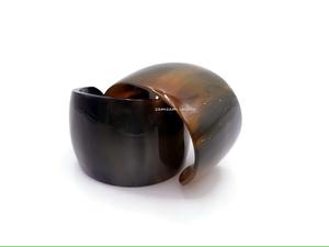 Bracelets élégants en corne naturelle, bracelets en corne de buffle écologiques pour femmes, style bohème, tribal, bijoux de mode durables - Product Image 5