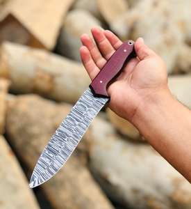 High-end Damascus Hunting Knife With Custom Hand Forged Premium Quality Damascus <b>Steel</b> Knife Best Design Customizable Handle - Product Image 5