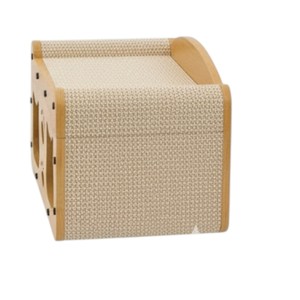 AC28กรอบไม้เนื้อแข็งเป็นมิตรต่อสิ่งแวดล้อมสำหรับแมวบ้านสี่ฤดูการออกแบบกรอบปีนในแนวดิ่ง - Product Image 5