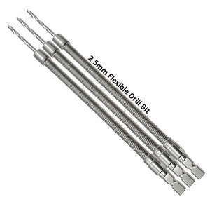 Broca Flexible de 3,2mm Manual de acero ortopédico hueso mascota broca instrumentos quirúrgicos básicos - Product Image 2