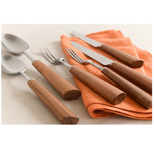 Premium Handles Handmade Flatware Wooden Showcase With Flattened Ends Hot Selling Luxury Flatware <b>Set</b> <b>for</b> Gifting - Product Image 1