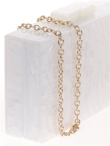 Bolso de mano de resina hecho a mano de primera calidad, bolso de noche de lujo para ceremonias de boda, despedidas de soltera y eventos elegantes - Product Image 3