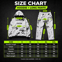 Ensemble sweat à capuche et jogging surdimensionné en molleton de coton épais tie-dye pour homme, style streetwear délavé à l'acide, avec pantalon large