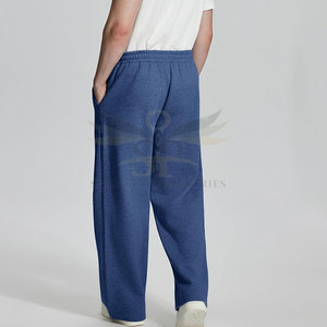 Pantalones holgados de lana para hombre con estampado de logotipo personalizado, ropa cómoda, buena venta, pantalones holgados informales de lana - Product Image 3