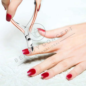 High Quality Stainless Steel Cuticle Nail Nipper with Wide Jaw Opening and Curved Blade-Beauty Concept International - Product Image 6