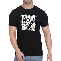 T-shirt à manches courtes imprimé tendance pour homme, col rond, coupe classique, coton doux, décontracté, respirant, léger, streetwear d'été, mode
