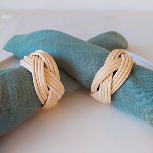 Table Decorations Rattan <b>Moon</b> Napkin <b>Ring</b> Distinctive Holder <b>Rings</b> for Napkins Best Selling Xmas and Holidays Gifts - Product Image 6