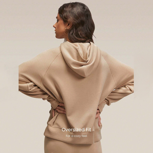 Sweat à capuche personnalisé pour femmes en rose et couleur hockey Sweat-shirt en molleton de coton Vêtements d'hiver décontractés OEM - Product Image 6