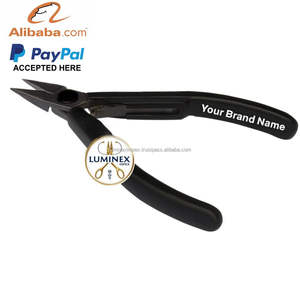 Pince à bec court en acier inoxydable, poignée synthétique, haute qualité, fabrication de bijoux DIY, fil d'argent et d'or, petits outils de dessin - Product Image 4