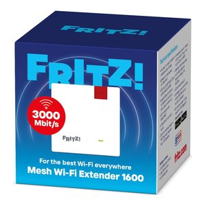 Fritz! Repetidor Extensor WiFi 6 de Doble Banda Blanco y Rojo 1600 Mesh para 2000-3192 Dispositivos de Red en Stock - Product Image 2