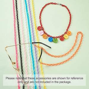 Ideal para negocios de joyería y tiendas de artesanías. Cadena de eslabones de resina para colecciones de joyería de verano. Cadena de eslabones de resina para un estilo audaz y llamativo. - Product Image 5