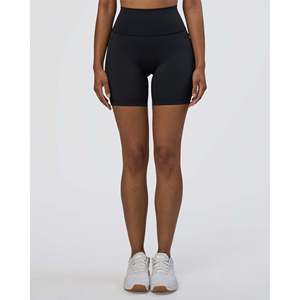 Shorts Fusion Ultra de Cintura Alta para Mujer con 6 Bolsillos - Negro - Product Image 6