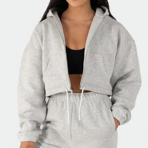 Heavyweight OEM <b>Fleece</b> Breathable Long Sleeve Sportswear Printed Solid Embroidery Regular Length Winter <b>Women's</b> Hoodie - Product Image 5