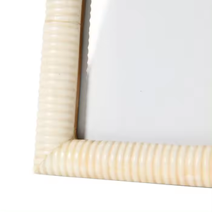 Cadres photo en os incrusté faits à la main avec nacre, impression personnalisée, installation sur table, vente en gros, cadres photo élégants - Product Image 5