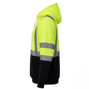 เสื้อฮู้ดทำงานผู้ชายขายดี แห้งเร็ว MOQ ต่ำ รับผลิตตามแบบ ออกแบบเองได้ เสื้อฮู้ดนิรภัยสำหรับผู้ชาย - Product Image 4