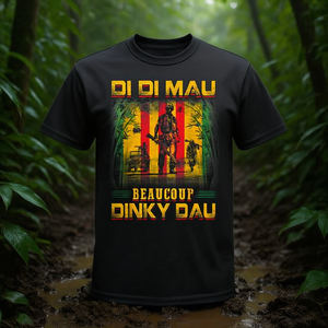 Camiseta Premium con la Frase 'Di Di Mau' para Veteranos de Vietnam, Ropa Promocional - Product Image 3