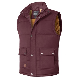 NEW Custom Stand Collar Waterproof Eco-Friendly Quilted Sleeveless <b>Vest</b> Jacket Winter <b>Thermal</b> Plus Size <b>Men's</b> - Product Image 5
