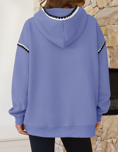 Sudaderas con capucha de lana de invierno de manga larga para mujer, sudaderas con capucha, jersey con capucha para mujer, transpirable de alta calidad - Product Image 6