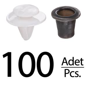 Clips de fixation pour Golf 3 Transporter Skoda Fabia Peugeot - 100 pièces - Product Image 1