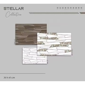 Couleur gris blanc 12x18 Design de surligneur numérique Carreaux muraux en céramique Tailles 30x45cm 300x450mm Prix de finition glaçure disponible - Product Image 3