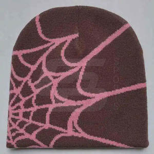 Bonnet tricoté personnalisé unisexe de haute qualité 100% laine hiver Design mignon lettre impression tissu imperméable quantité minimale de commande bas pour hommes femmes - Product Image 3