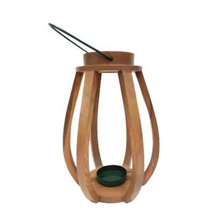 Soporte decorativo de hierro para decoración del hogar, soporte de luz en T de lujo, acabado en Color marrón, diseño moderno, hecho a mano - Product Image 1
