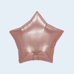 Ballon étoile en feuille d'aluminium rose doré 19 pouces pour décoration de fête - Product Image 1