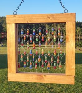 Tenture murale de meilleure qualité pour l'exportation B2B Coton écologique avec design abstrait sur un décor en bois fait à la main - Product Image 3