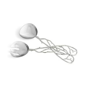 Juego de Cubiertos de Acero Inoxidable de Lujo con Acabado Plateado y Diseño Único para Cenas, Bodas y Ocasiones Especiales - Product Image 1