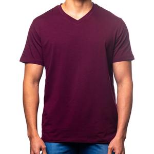 Camisetas de algodón 100% para hombre, patrón de letras, transpirable, de secado rápido, con cuello en V, ajuste Regular, tela de punto cómoda - Product Image 6