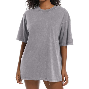 Camisetas 100% Algodón para Mujer al por Mayor, Camiseta Larga para Mujer - Product Image 3