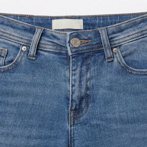 Wholesale <b>Jeans</b> <b>Women</b> <b>Stretch</b> Denim Ripped Close Fitting Full Length Butterfly Pant High Quality Stylish Trendy Ladies Trousers - Product Image 4