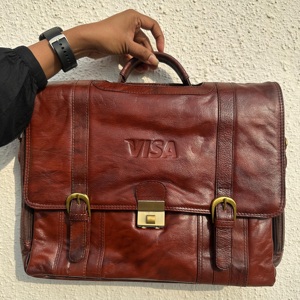 Diseño de logotipo personalizado Maletín para ordenador portátil de los hombres de moda Bolso de hombro de cuero genuino para viajes de negocios Maletín para ordenador portátil - Product Image 2