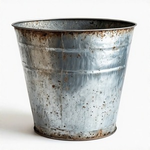 WindsweptRim Oval Antique Zinc Planter with Curved <b>Edges</b> <b>for</b> Home Garden Antique Metal Flower Pot <b>for</b> Decorative Use - Product Image 4