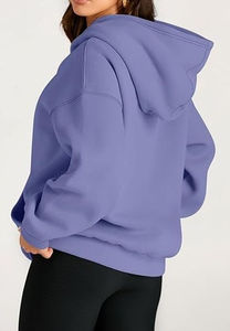 Sweat à capuche surdimensionné pour hommes de haute qualité entièrement personnalisable brodé lavé Technique manteau d'hiver décontracté col à capuche pour adultes - Product Image 4