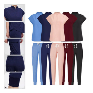 Medical <b>Uniform</b> <b>Scrub</b> Sets Women Drawstring Jogger Trousers Lightweight - Product Image 5