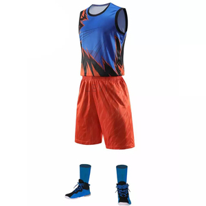 Uniforme de basket-ball d'été personnalisé pour hommes, nouveau maillot sans manches respirant 100% polyester avec nom d'équipe personnalisé et short - Product Image 1