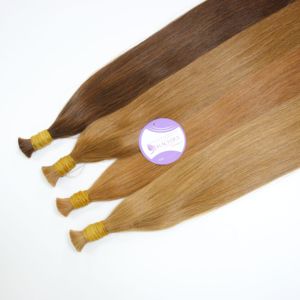 Venta al por mayor de extensiones de cabello virgen vietnamita cabello crudo a granel sedoso recto negro Rubio Color Piano - Product Image 3