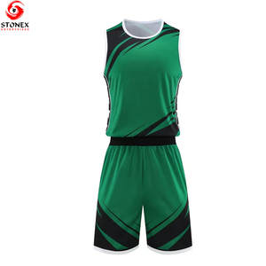 Tenues de basket-ball en polyester respirant de haute qualité à prix avantageux, service OEM, nouvelle arrivée, logo personnalisé imprimé - Product Image 1