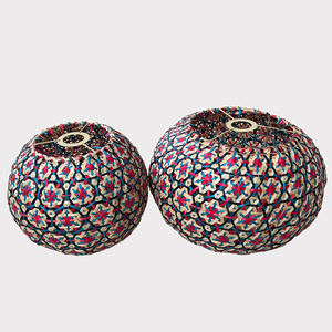 2024 fábrica nueva moderna hecha a mano bambú colgante luz moda ratán artesanía hogar interior pantalla mimbre algas marinas Material - Product Image 6