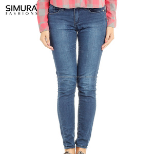 Best Low Waist Online Shopping Hot Female Stylish Skinny Design Garment Dyed Eco-Friendly <b>Denim</b> Stretchable Jeans Pant - Product Image 6