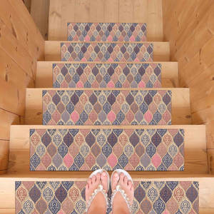 Alfombra con Estampado Étnico, Geométrica, Boho, Moderna, Fácil de Limpiar, Decorativa, Alfombra de Entrada - Product Image 5