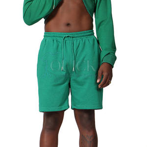 Plus Size Custom Made <b>Men's</b> Solid Summer Breathable Lightweight Hoodies <b>Shorts</b> Set <b>for</b> Outdoor Use Training - Product Image 6