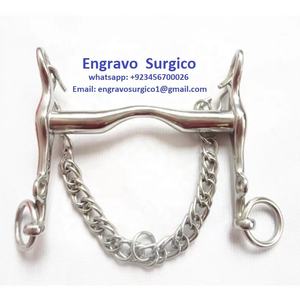 บิตม้าสแตนเลส 3 ห่วง พร้อมปากบิตแบบข้อต่อเดียว ผลิตภัณฑ์สำหรับขี่ม้า - Product Image 6