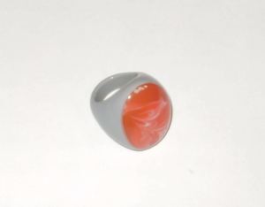 Anillo de racimo de diamantes de imitación azul único con incrustaciones de espejo banda ajustable accesorio de declaración grande joyería de moda para mujer - Product Image 4